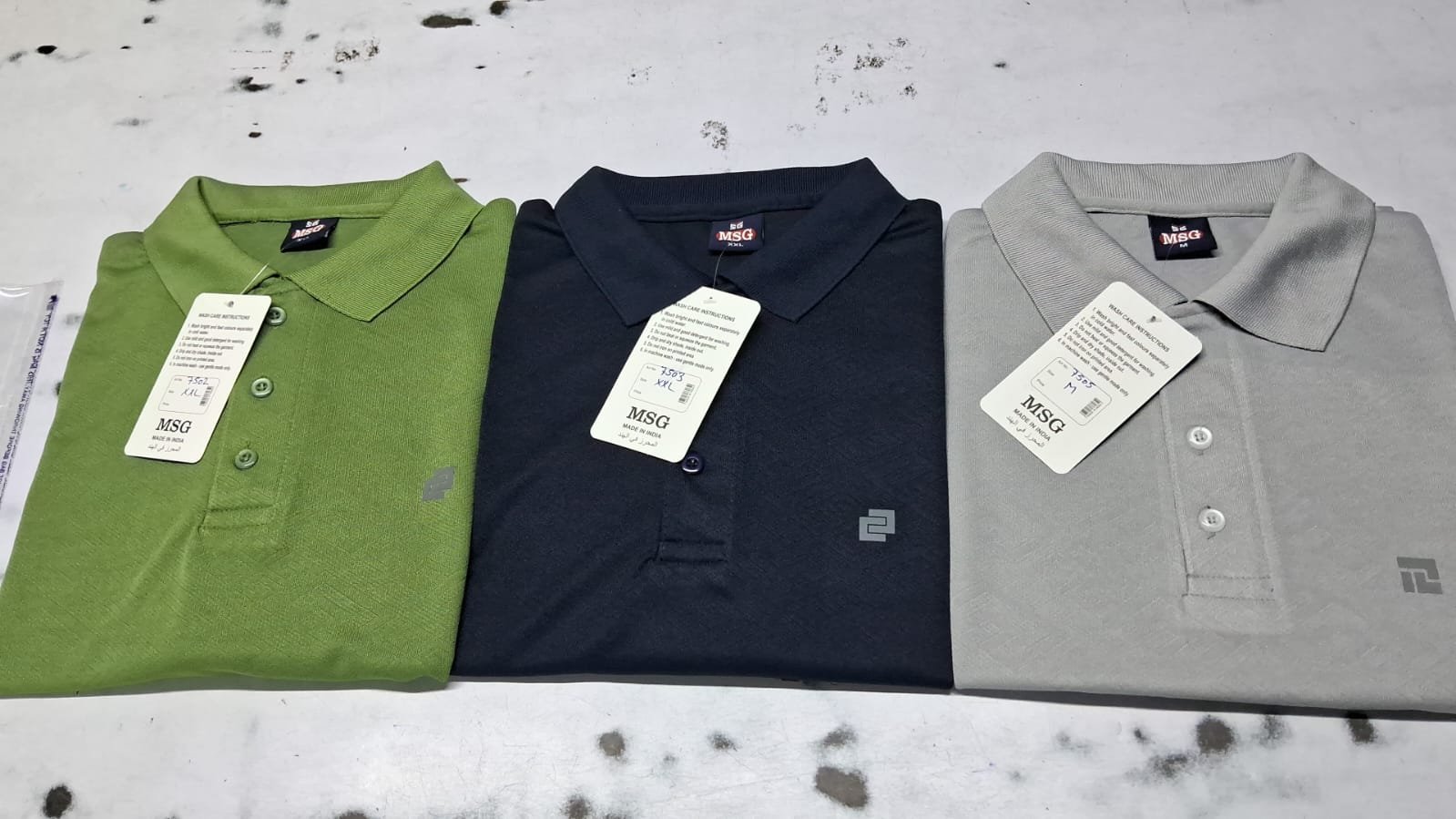 Sportswear product range and fabrics